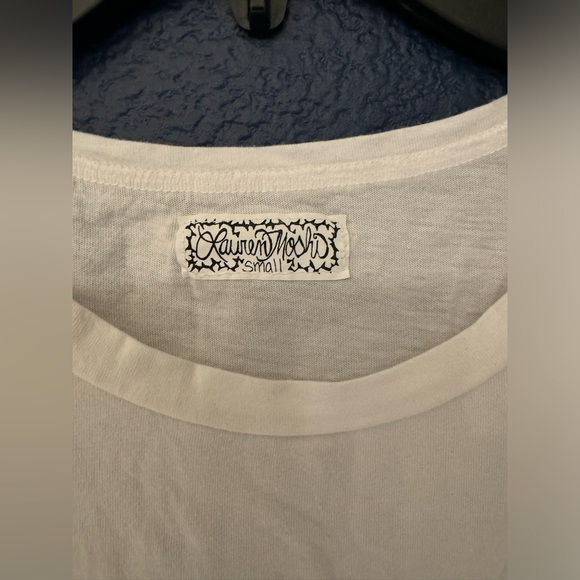Lauren Moshi Women’s Camera Photography White Short Sleeve Size Small - Picture 7 of 8